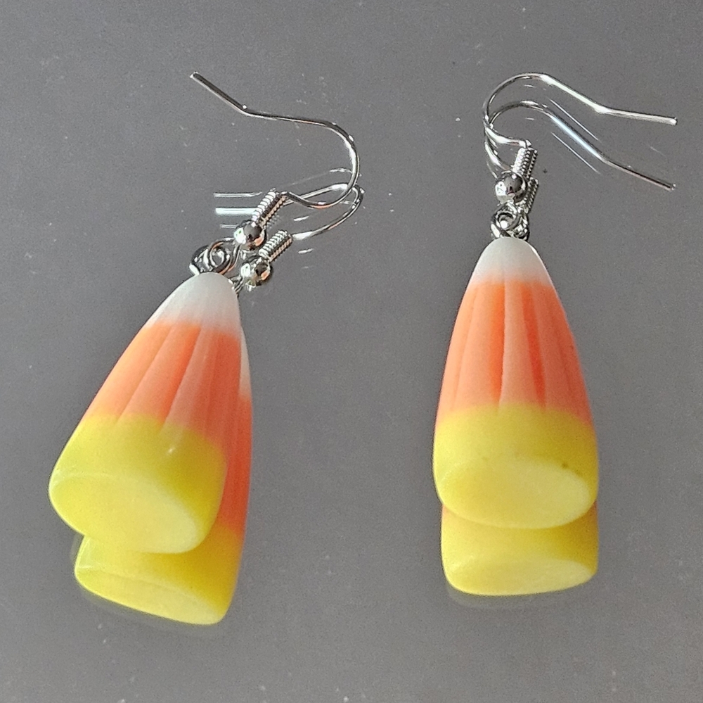 Colorful Candy Corn Earrings